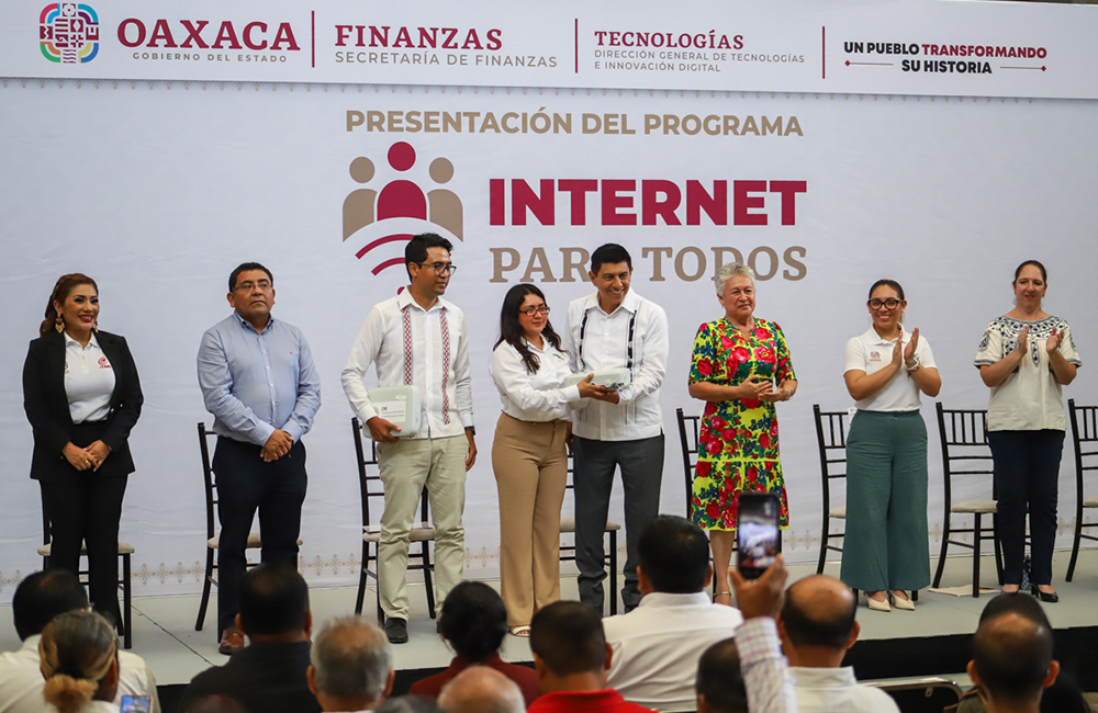 Gobierno de Oaxaca pone en marcha Internet para todos