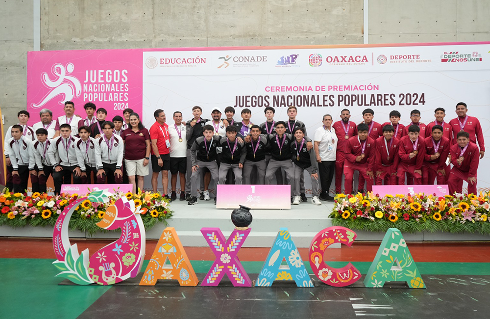 Finalizan los Juegos Nacionales Populares 2024 en Oaxaca