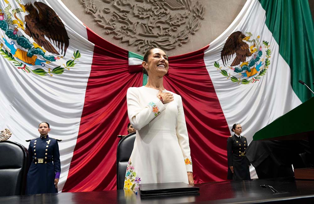 Hoy llegamos las mujeres a conducir los destinos de nuestra hermosa nación: Claudia Sheinbaum