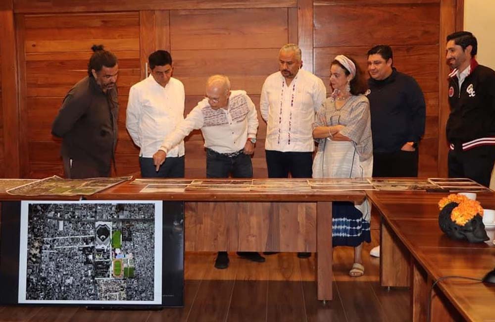 Coordinan esfuerzos para el avance del nuevo estadio de béisbol en Oaxaca