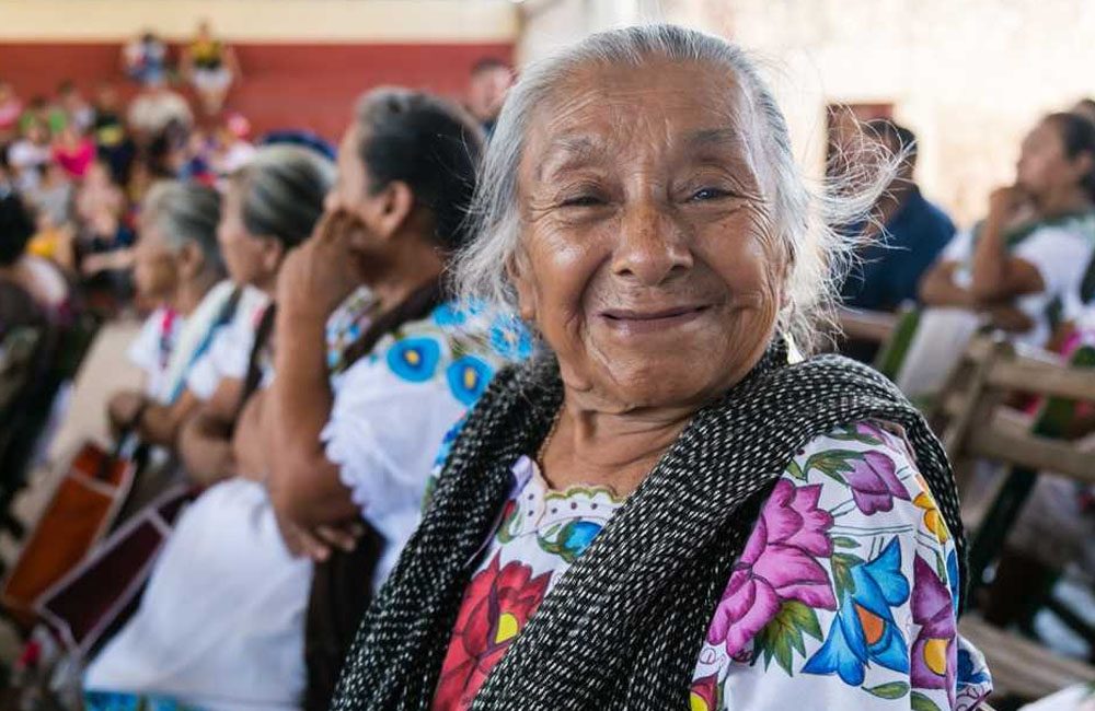 Anciana saludable Oaxaca