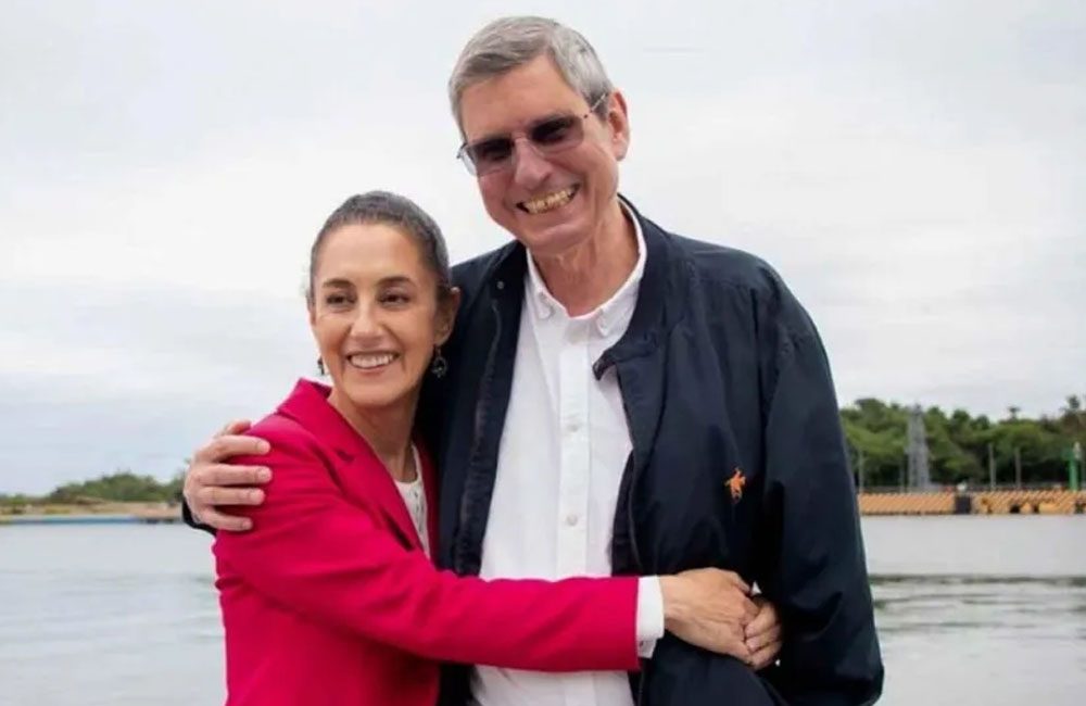 Claudia Sheinbaum y Jesús María Tarriba 2022