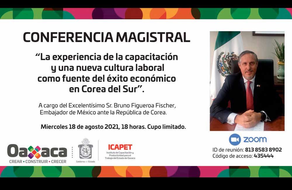 Embajador-de-México-ante-Corea-del-Sur-impartirá-conferencia-virtual-sobre-capacitación-y-cultura-laboral