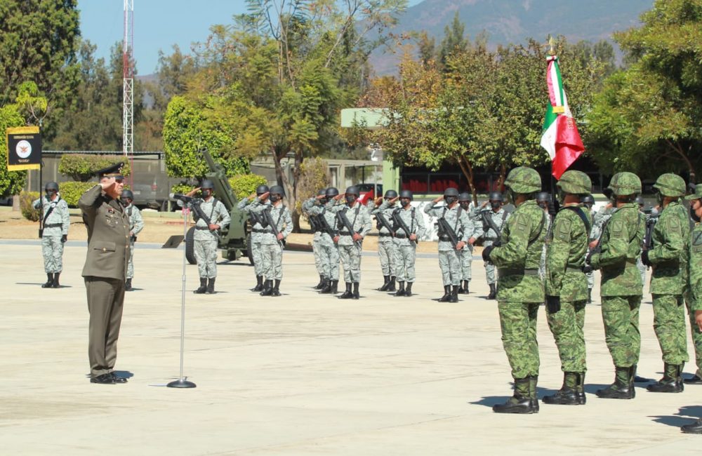 Foto 1 Congreso atestigua protesta de nuevo mando de la 8va Región Militar de Oaxaca